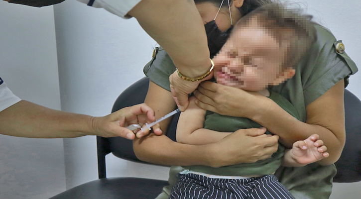 Menos del 30% de vacunación lleva BCS en la vacunación contra la influenza para menores