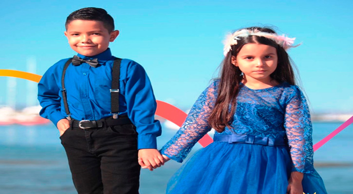 Zoé y Alberto son los Reyes Infantiles de las personas con discapacidad del Carnaval La Paz