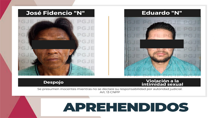 Aprehenden a 2 sujetos en La Paz y CSL