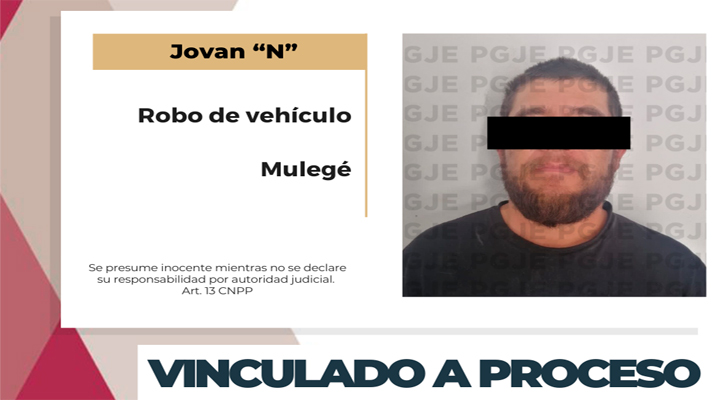 Vinculado a proceso por robo de vehículo en Guerrero Negro