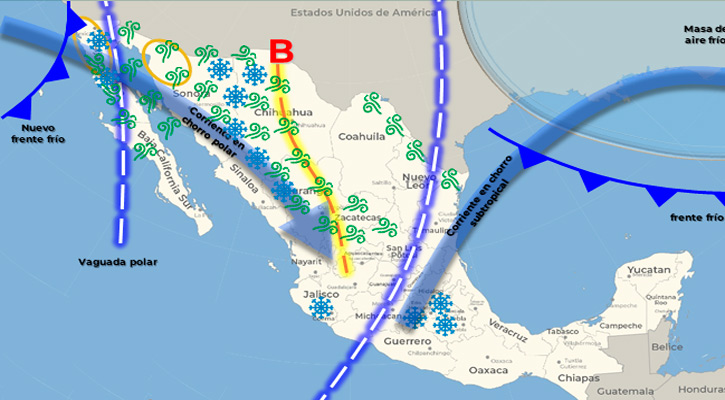 Esta semana se pronostica la quinta tormenta invernal de la temporada