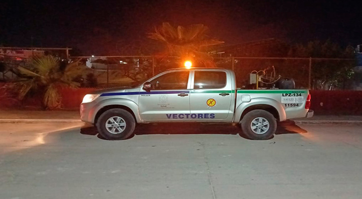 Ejecuta gobierno de BCS nuevo ciclo de fumigación para prevenir en dengue en Los Cabos