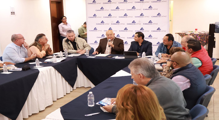 Convocó el Gobernador a empresarios a seguir impulsando la transformación de BCS