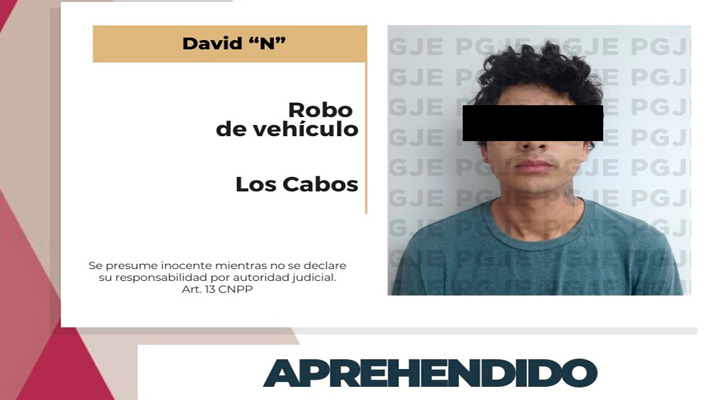 Aprehenden a sujeto por robo de vehículo en CSL