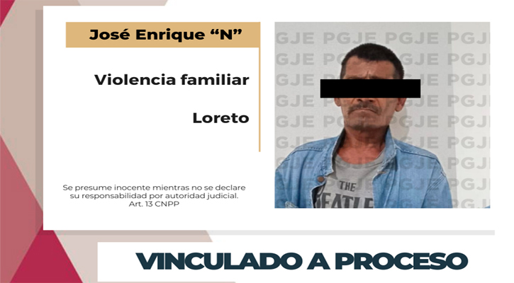 Vinculado a proceso por violencia familiar en Loreto Vinculado a proceso por violencia familiar en Loreto