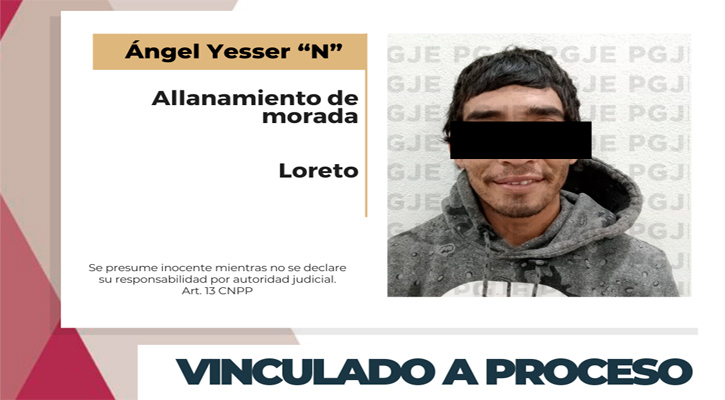 Vinculado a proceso por allanamiento de morada en Loreto