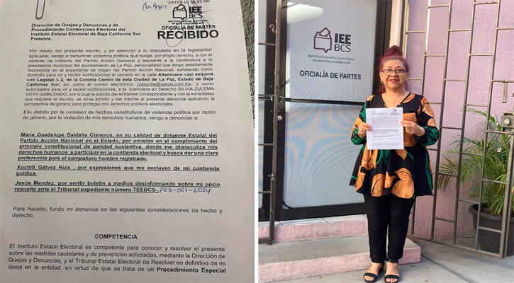 Militante del PAN denuncia a Xóchitl Gálvez y Lupita Saldaña por violencia política de género