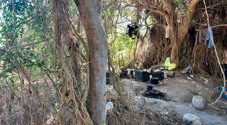 Retiran campamento con 2 personas de áreas centrales del Estero de SJC