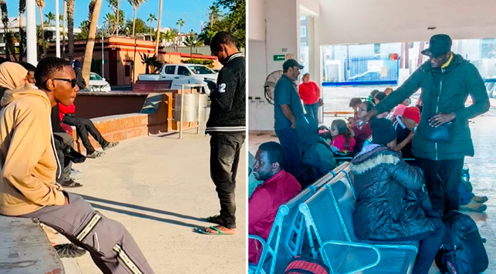 Van más de mil migrantes que utilizan a La Paz como ruta de paso hacia Tijuana