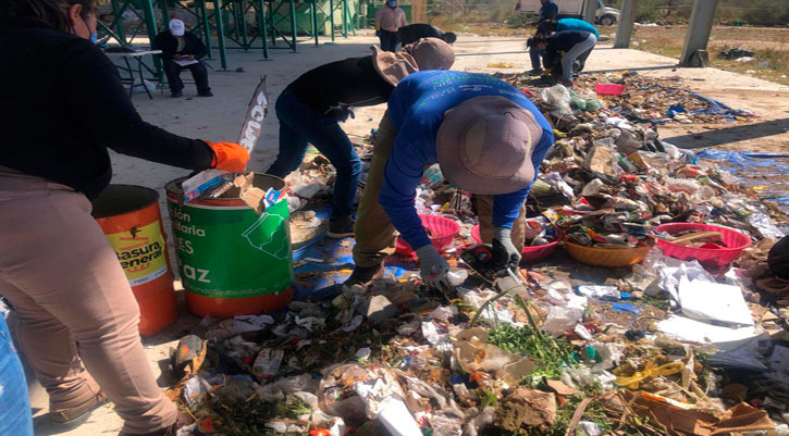 Efectúa el gobierno de La Paz estudio del Sistema de Manejo de Residuos en el Relleno Sanitario
