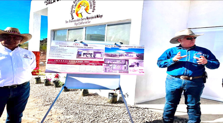 Invirtió gobierno de BCS más de 4 mdp en sala de matanza en San Francisco de la Sierra Invirtió gobierno de BCS más de 4 mdp en sala de matanza en San Francisco de la Sierra
