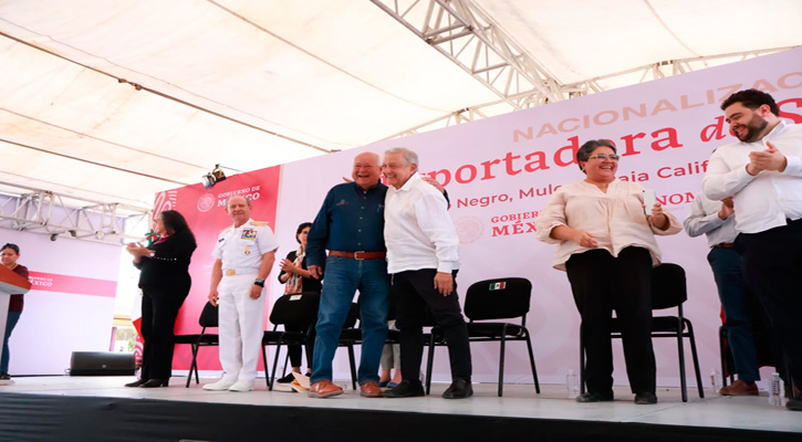 Nacionaliza AMLO Exportadora de Sal de Guerrero Negro y anuncia subsidio a la energía eléctrica para BCS Nacionaliza AMLO Exportadora de Sal de Guerrero Negro y anuncia subsidio a la energía eléctrica para BCS