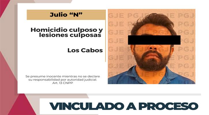 Vinculado a proceso por homicidio y lesiones en SJC