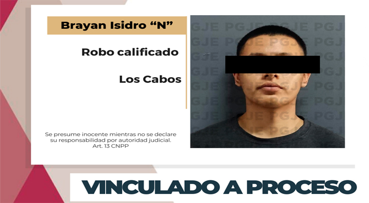 Vinculado a proceso por robo a negocio de plaza Bonita en CSL