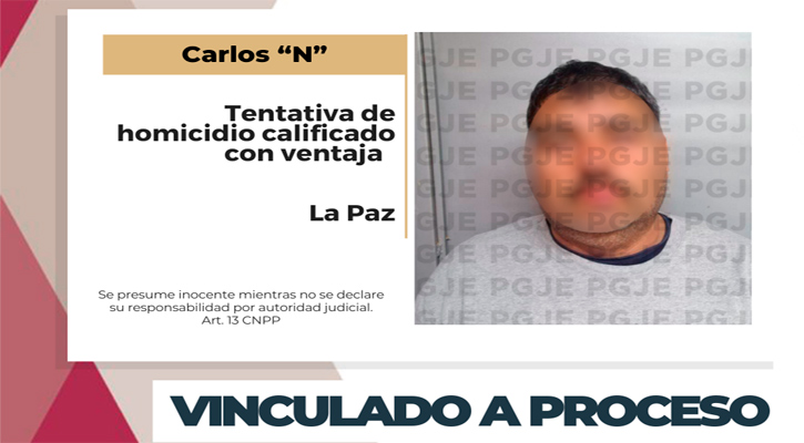 Vinculado a proceso por homicidio en La Paz