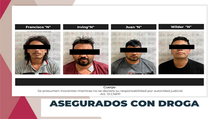 Aseguran a 4 sujetos con 750 dosis de cristal en El Centenario