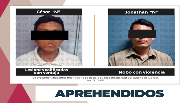 Aprehenden a 2 sujetos por la comisión de delitos en La Paz y CSL Aprehenden a 2 sujetos por la comisión de delitos en La Paz y CSL