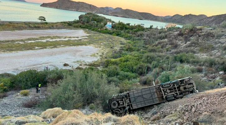 Un muerto y 46 lesionados es el resultado de un accidente carretero en Loreto Un muerto y 46 lesionados es el resultado de un accidente carretero en Loreto
