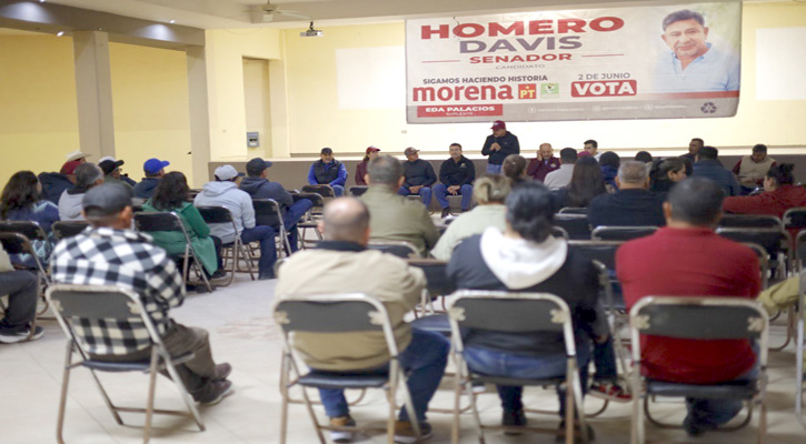 “Vamos a ir juntos, a alzar la voz y a tocar puertas por la Pacífico Norte”: Homero Davis