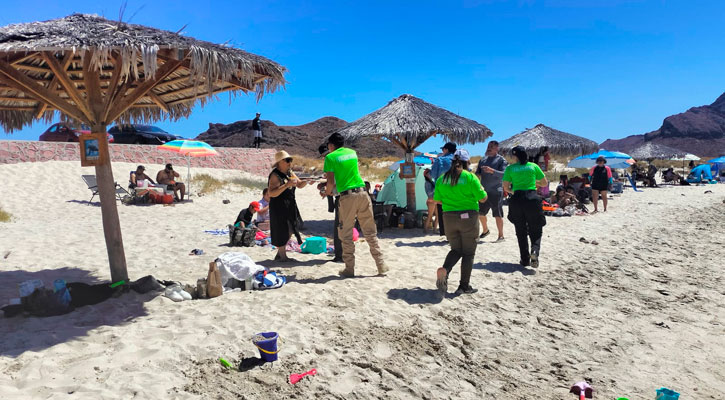Refuerzan autoridades de BCS exhorto para atender recomendaciones en playas