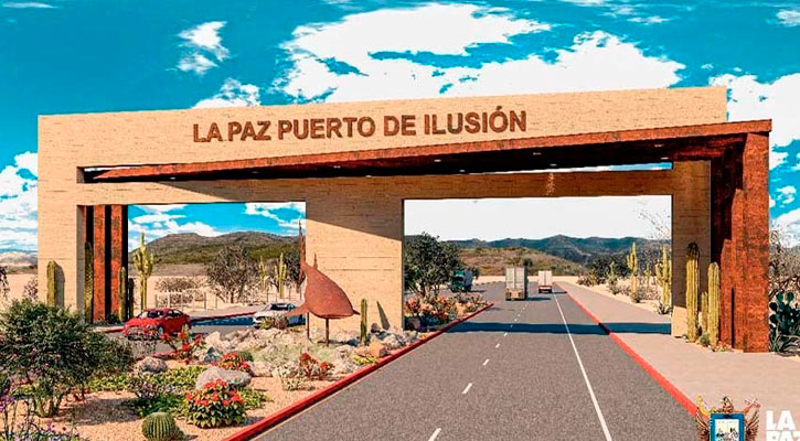 Con retrasos, finalmente inició la construcción de La Puerta de La Paz