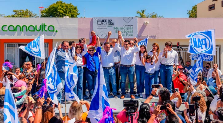 Se registró Rigo Mares a la Alcaldía de La Paz ante el IEE