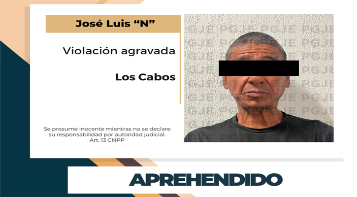 Aprehenden a sujeto imputado por violación en SJC
