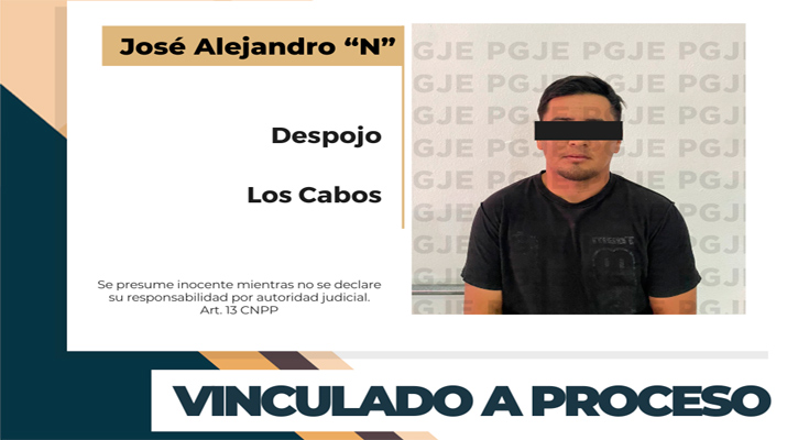 Vinculado a proceso por despojo en SJC