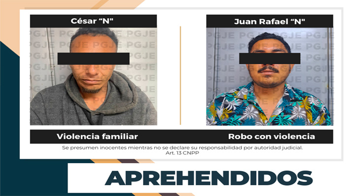 Aprehenden a 2 sujetos por violencia familiar y robo en La Paz