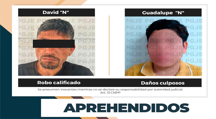 Aprehenden a 2 sujetos por la comisión de diversos delitos en Heroica Mulegé y CSL