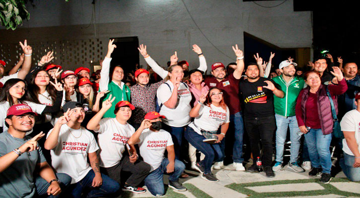 Convoca Christian Agúndez a los jóvenes a involucrarse en política