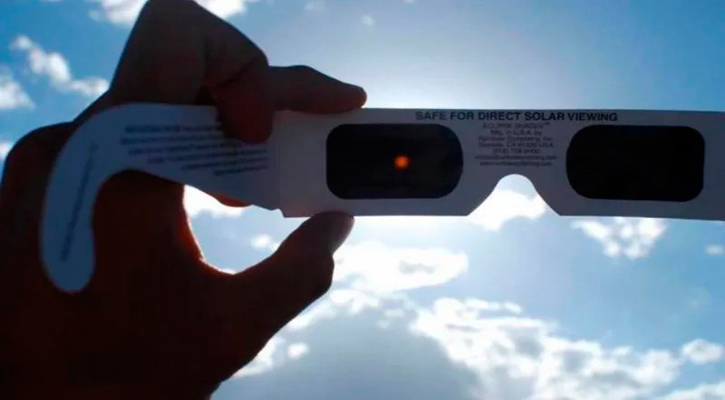 Recomiendan especialistas no observar de manera directa el eclipse solar