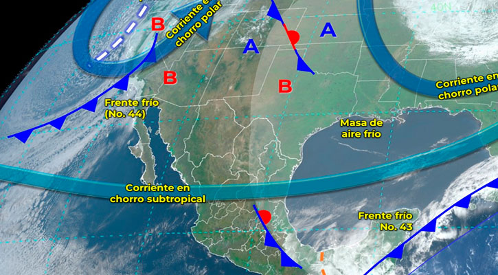 Frente frío impactará a BCS este fin de semana; se mantendrá clima fresco