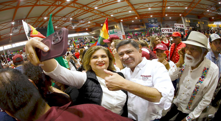 “Con Milena Quiroga continuará la Cuarta Transformación en La Paz”: Homero Davis
