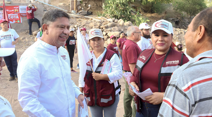 “Llegará la Cuarta Transformación a Mulegé”: Homero Davis “Llegará la Cuarta Transformación a Mulegé”: Homero Davis