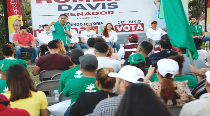 “Habrá continuidad en programas y apoyos a jóvenes para consolidar la transformación”: Homero Davis