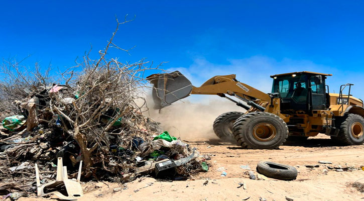 Llevan a cabo limpieza de arroyos en Los Cabos
