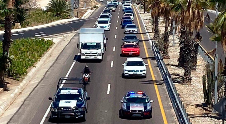 Buscan reducir los accidentes carreteros en Los Cabos con el Operativo Carrusel