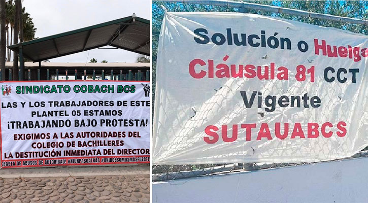 En educación media y superior de BCS también se enfrentan algunos conflictos laborales