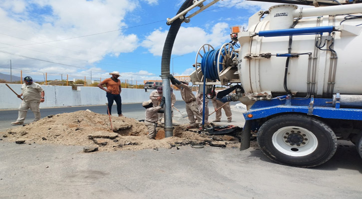 Alrededor de 20 taponamientos diarios en las redes de alcantarillado sanitarios se atienden en Los Cabos