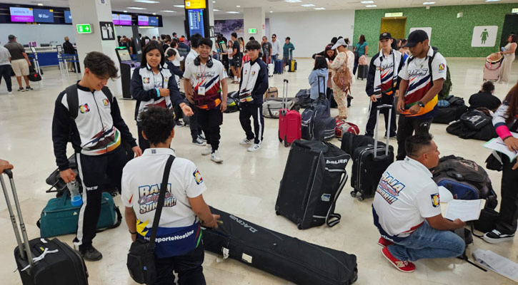 Participan deportistas de Los Cabos en la disciplina Inline Hockey