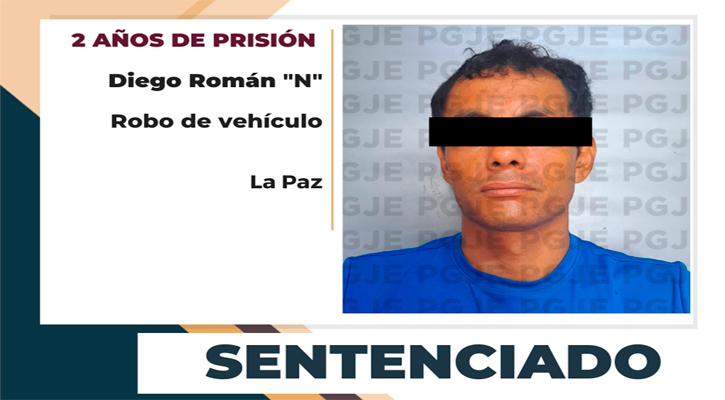 Pasará más de 2 años de prisión por robo de vehículo en La Paz