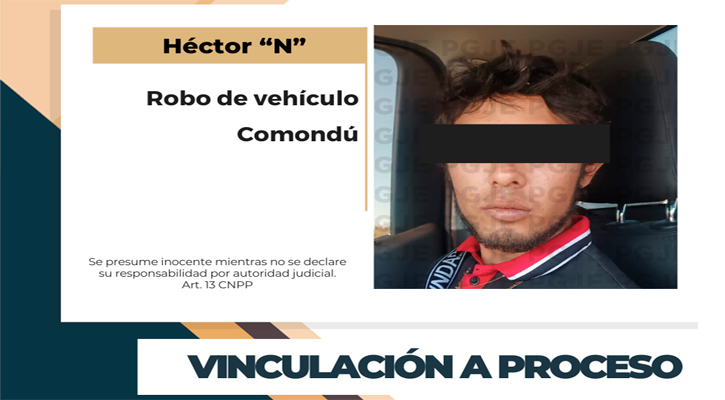 Vinculado a proceso por robo de motocicleta en Ciudad Constitución