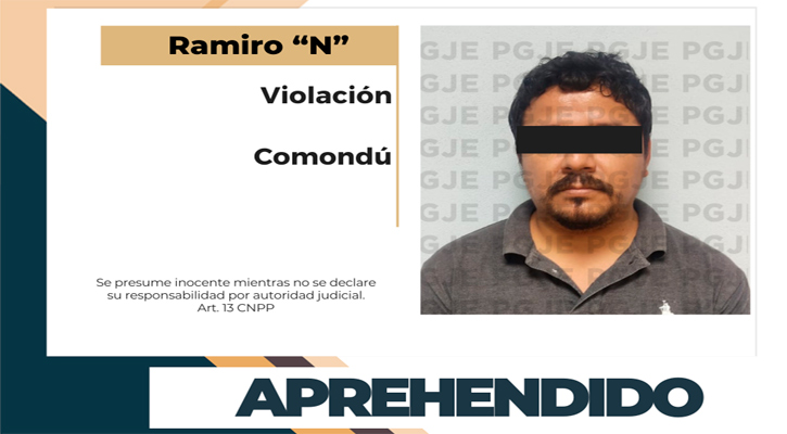 Aprehenden a un sujeto buscado por el delito de violación