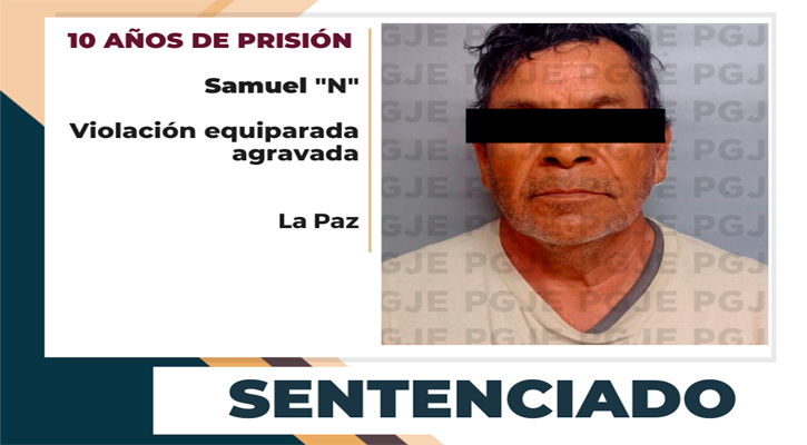 Pasará 10 años en prisión por violación en La Paz Pasará 10 años en prisión por violación en La Paz