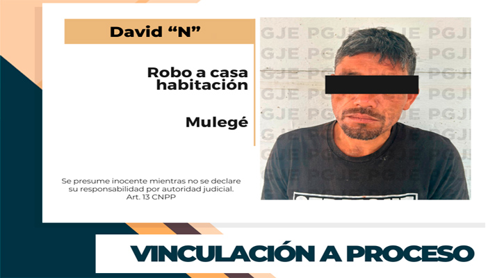 Vinculado a proceso por robo en Mulegé Pueblo