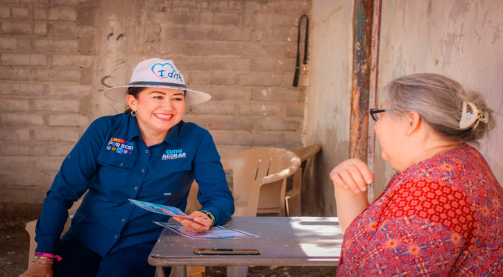 Se compromete Edith Aguilar a construir la Casa Mulegé en La Paz