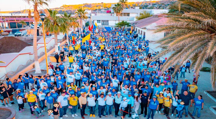 Encabezó Edith Aguilar mega caminata “Rumbo al Triunfo” en Santa Rosalía Encabezó Edith Aguilar mega caminata “Rumbo al Triunfo” en Santa Rosalía