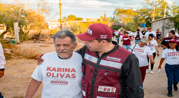Compromete Manuel Cota apoyo para resolver problemática que le presentaron habitantes de Calafia