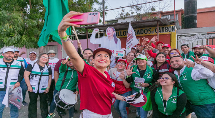 “Seguimos en las colonias con paso firme rumbo a la victoria”: Milena Quiroga “Seguimos en las colonias con paso firme rumbo a la victoria”: Milena Quiroga